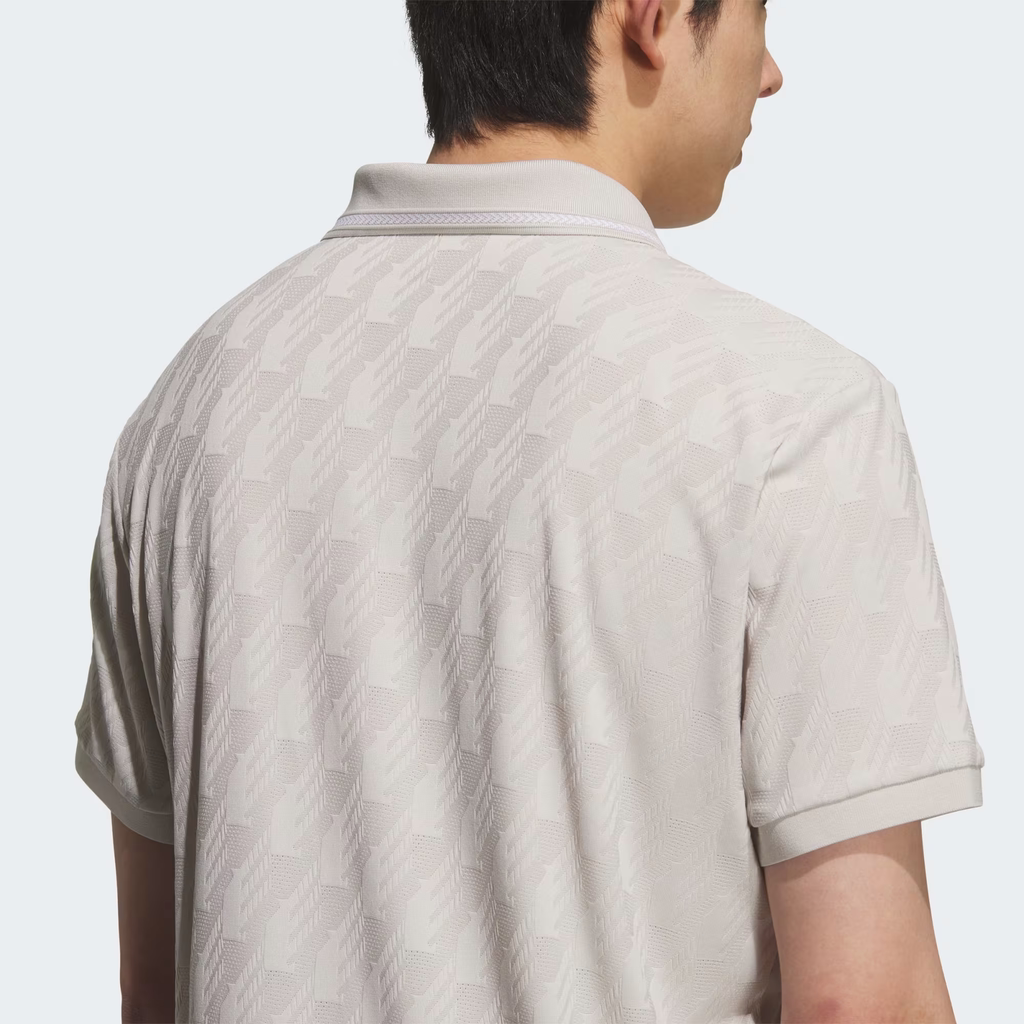 Áo Polo Adidas Nam Chính Hãng - JACQUARD SHORT-SLEEVE POLO SHIRT - Màu Be | JapanSport JY8235