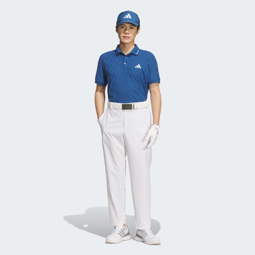 Áo Polo Adidas Nam Chính Hãng - JACQUARD SHORT-SLEEVE POLO SHIRT - Màu Xanh | JapanSport JZ4360