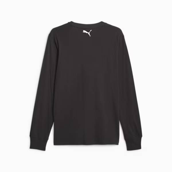 Áo Dài Tay Nam Chính Hãng - Men's Basketball Wear Blue Print Graphic Long Sleeve T-Shirt - Đen | JapanSport 622102-01