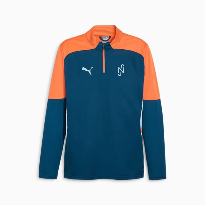 Áo Phông Puma Chính hãng - PUMA x NEYMAR JR Creativity Quarter-Zip Football Top - Màu Xanh | JapanSport 658950-13