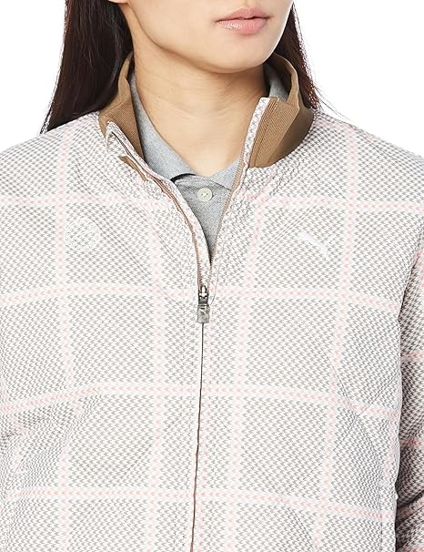 Áo Khoác Puma Chính Hãng - for women with classic plaid - Màu Trắng | JapanSport 624969-04