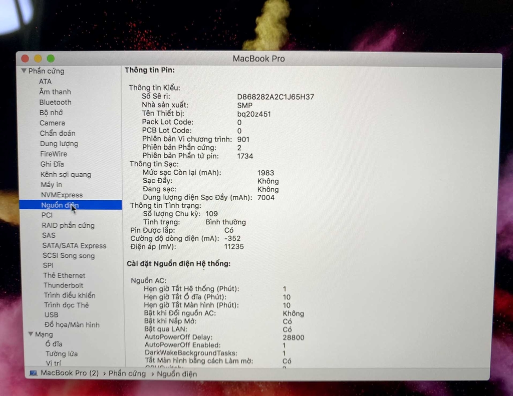【Đã qua sử dụng】Apple MacBook Pro 2018 15 inch - Core i7 | RAM 16Gb | SSD 512 GB - Bạc | JapanSport