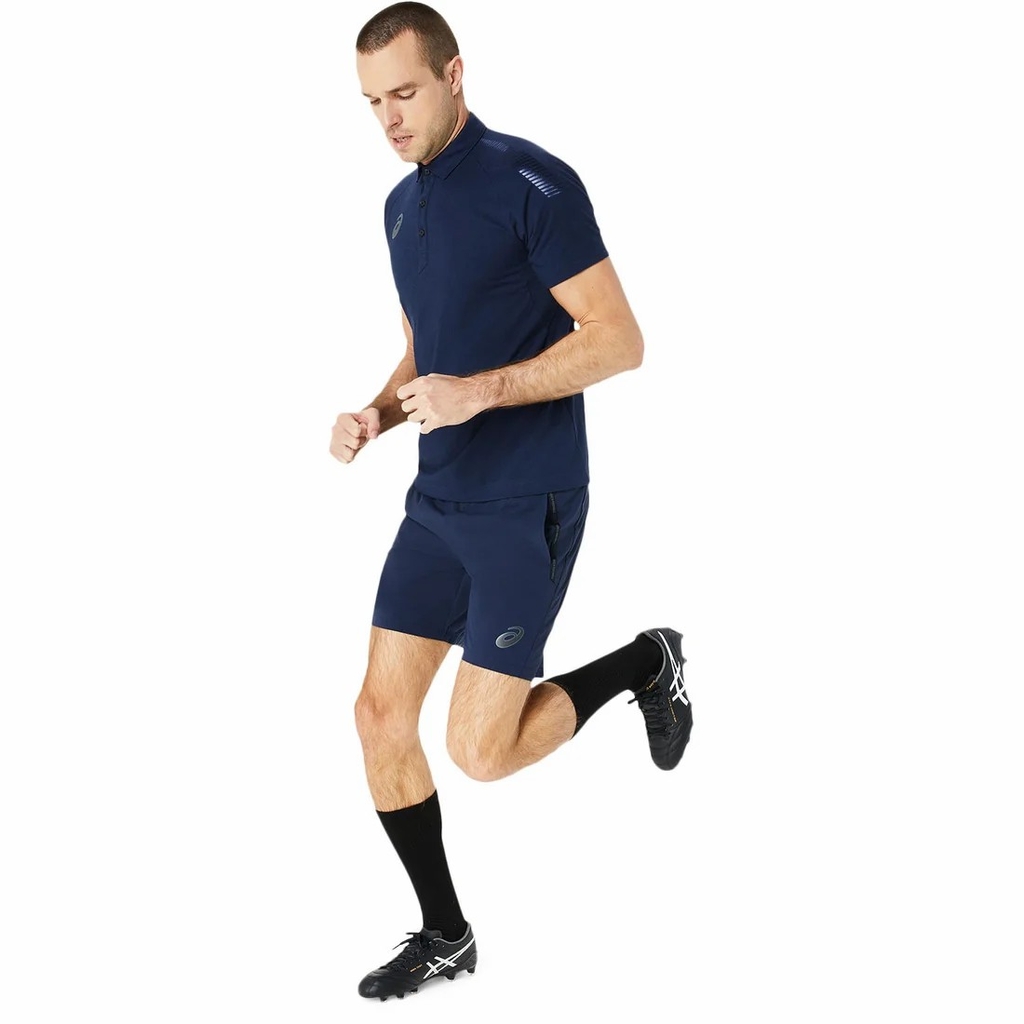 Áo Polo Asics Chính Hãng - XX DRY cotton POLO SHIRT Midnight - Màu Navy | JapanSport 2101A214-405