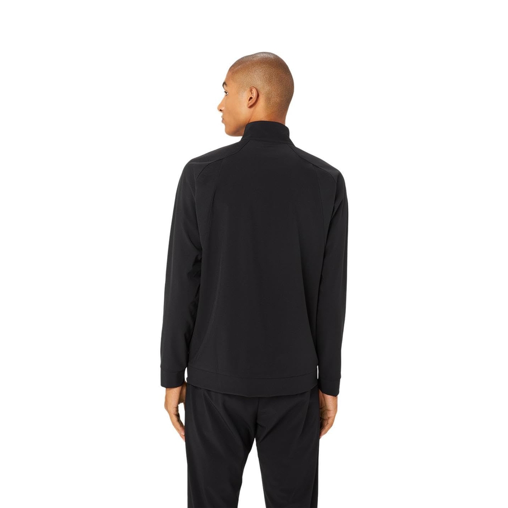 Áo Khoác Asics Chính Hãng - Soccer Wear Stretch Cross Soccer Full Zip Jacket - Màu đen | JapanSport 2101A263-001