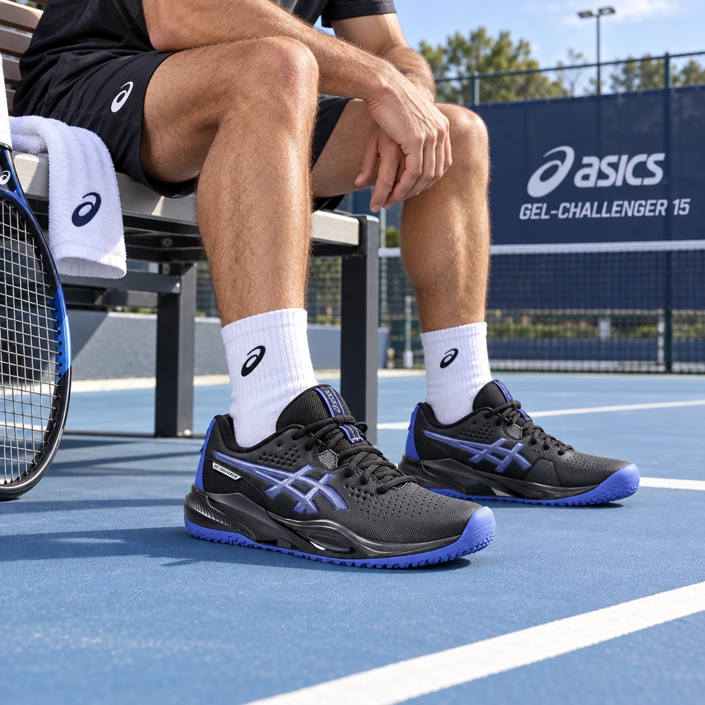 Giày Tennis Asics Nam Chính hãng - GEL-CHALLENGER 15 OC - Màu Đen | JapanSport 1043A026-001