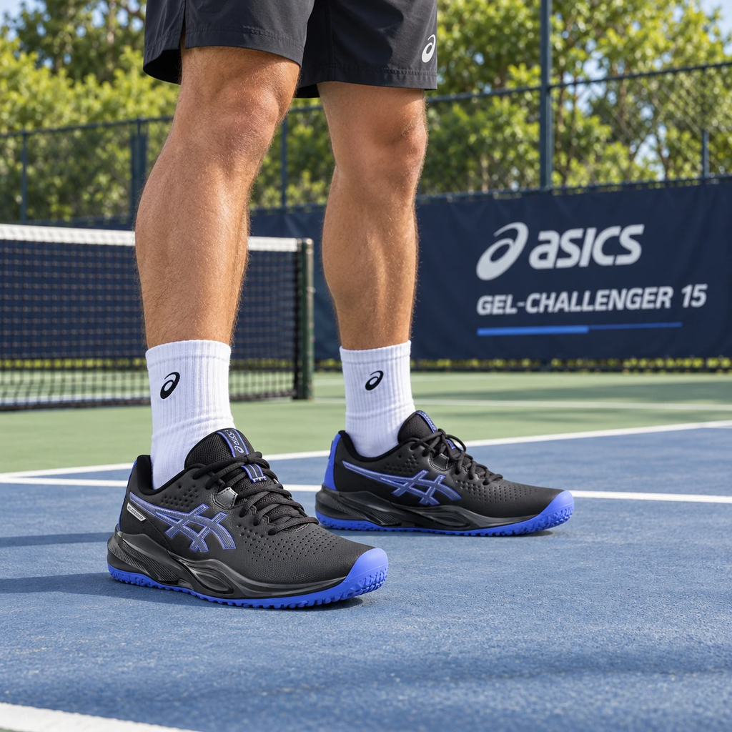 Giày Tennis Asics Nam Chính hãng - GEL-CHALLENGER 15 OC - Màu Đen | JapanSport 1043A026-001