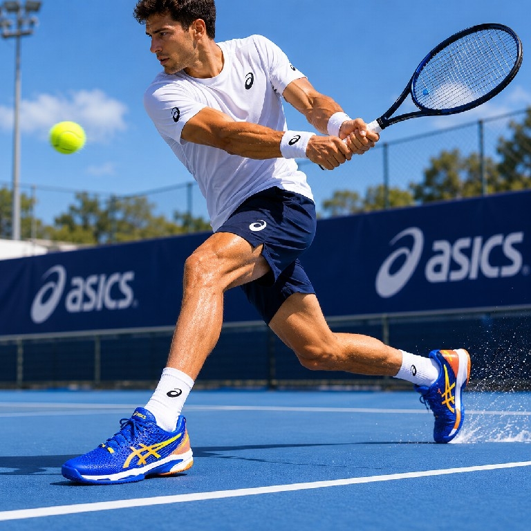 Giày Tennis Asics Nam Chính hãng - SOLUTION SPEED FF 2 - Màu Xanh | JapanSport 1041A391-960