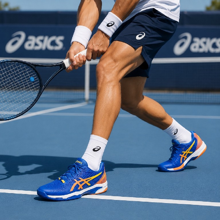 Giày Tennis Asics Nam Chính hãng - SOLUTION SPEED FF 2 - Màu Xanh | JapanSport 1041A391-960