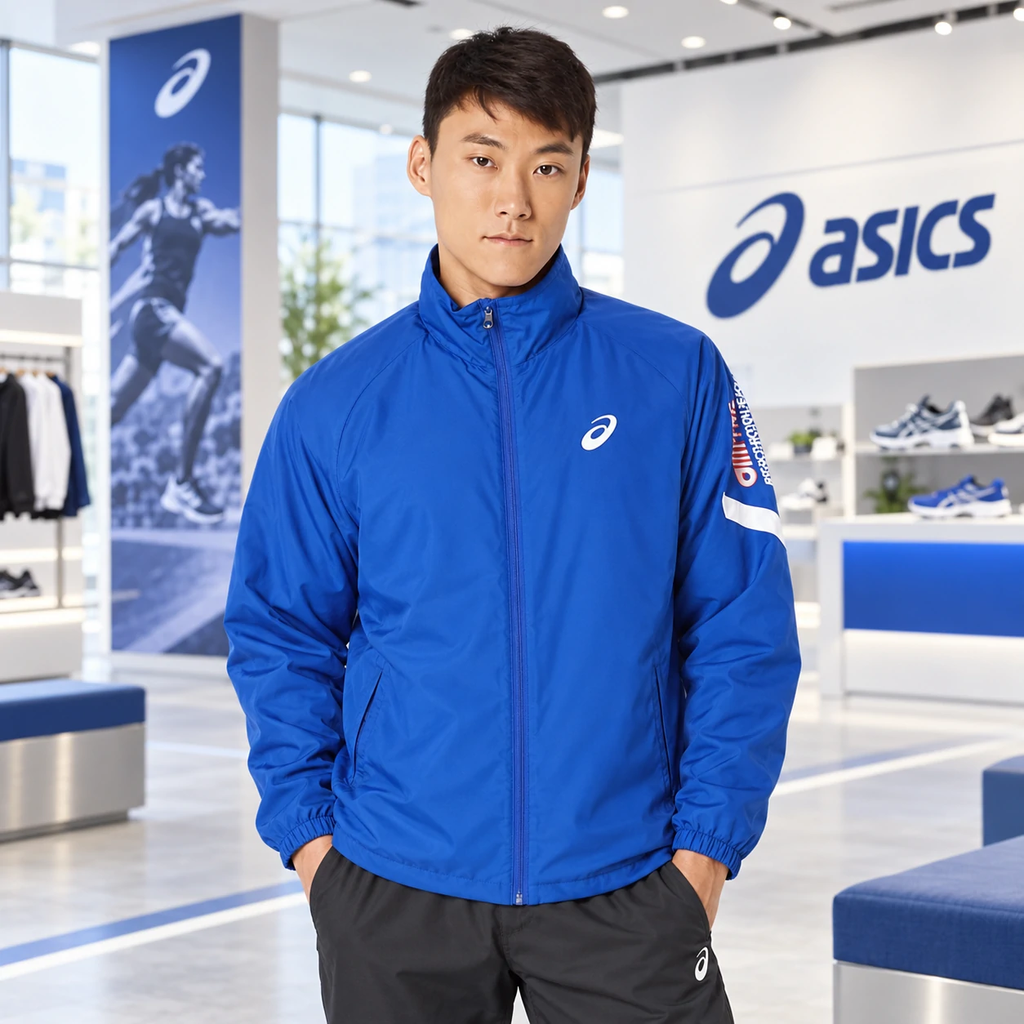 Copy of Bộ thể thao Asics Chính hãng - Tricot Windbreaker - Màu Xanh | JapanSport 2031E275-402+2031E273-400