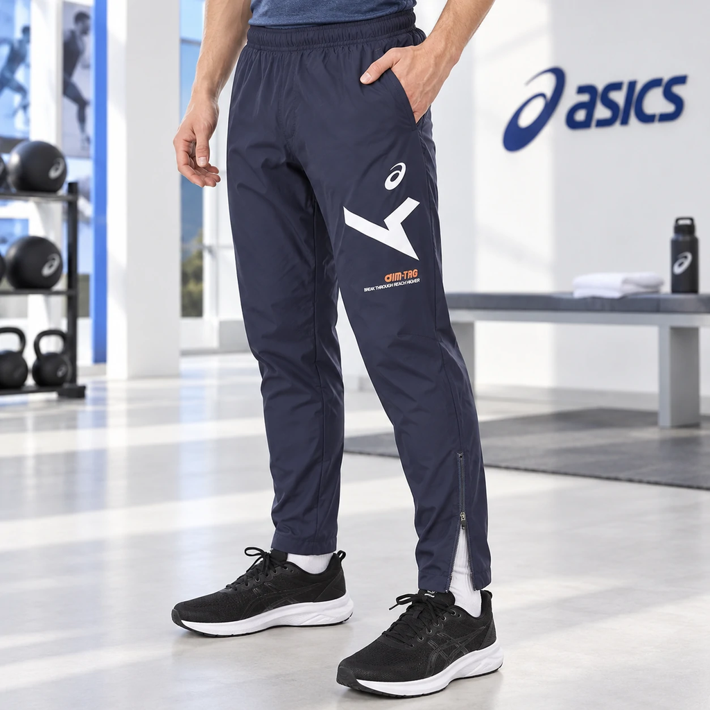 Copy of Bộ thể thao Asics Chính hãng - Tricot Windbreaker - Màu Xanh | JapanSport 2031E275-402+2031E273-400