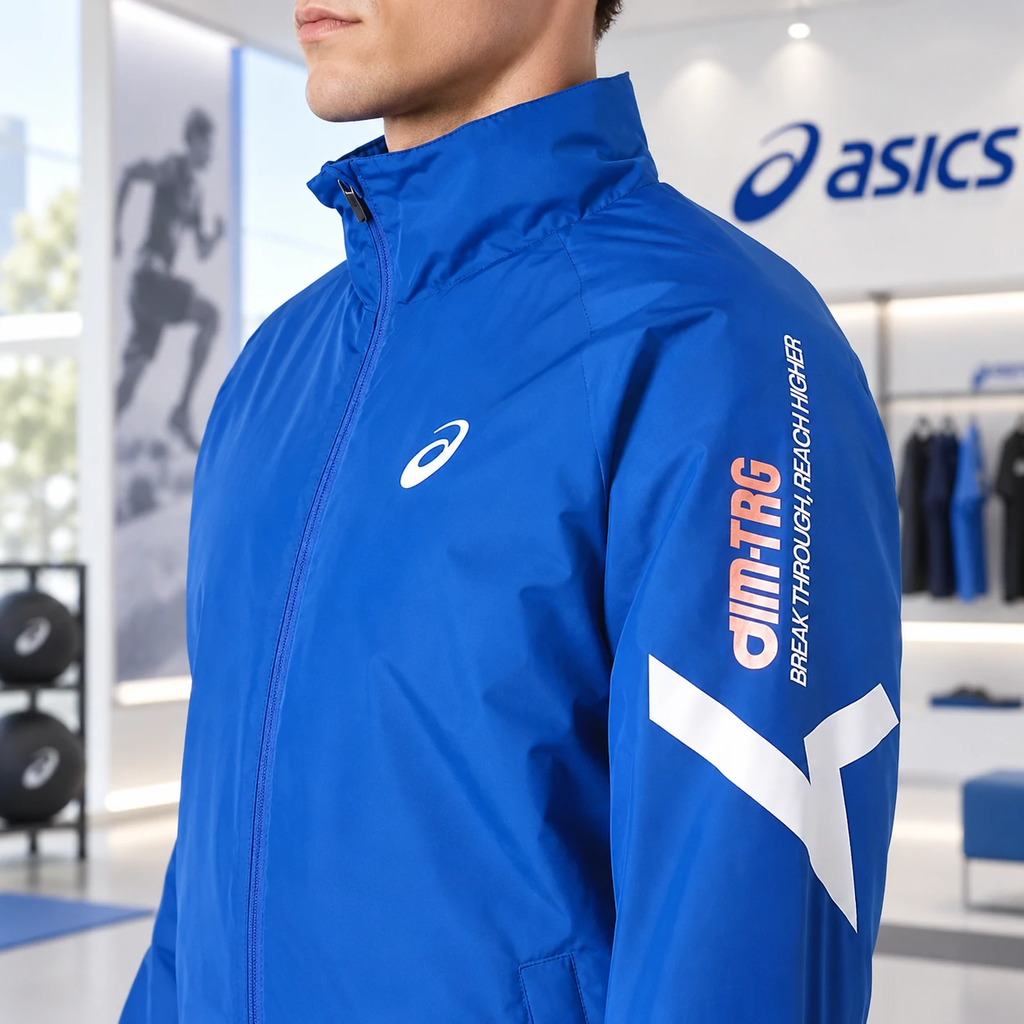 Copy of Bộ thể thao Asics Chính hãng - Tricot Windbreaker - Màu Xanh | JapanSport 2031E275-402+2031E273-400