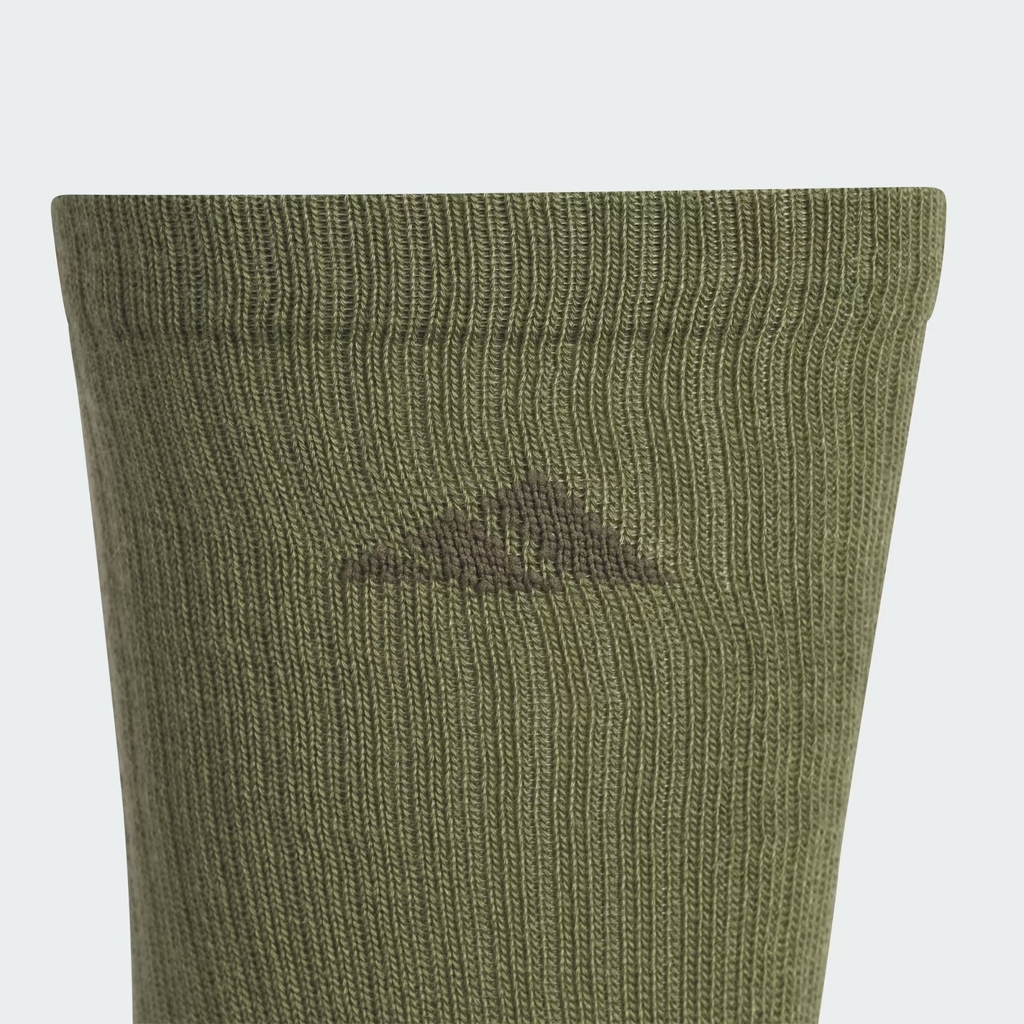 Set Tất Adidas Chính Hãng - Athletic Cushioned 6-Pack Crew Socks - Màu Olive/Xanh đậm/Xám | JapanSport 5159098A