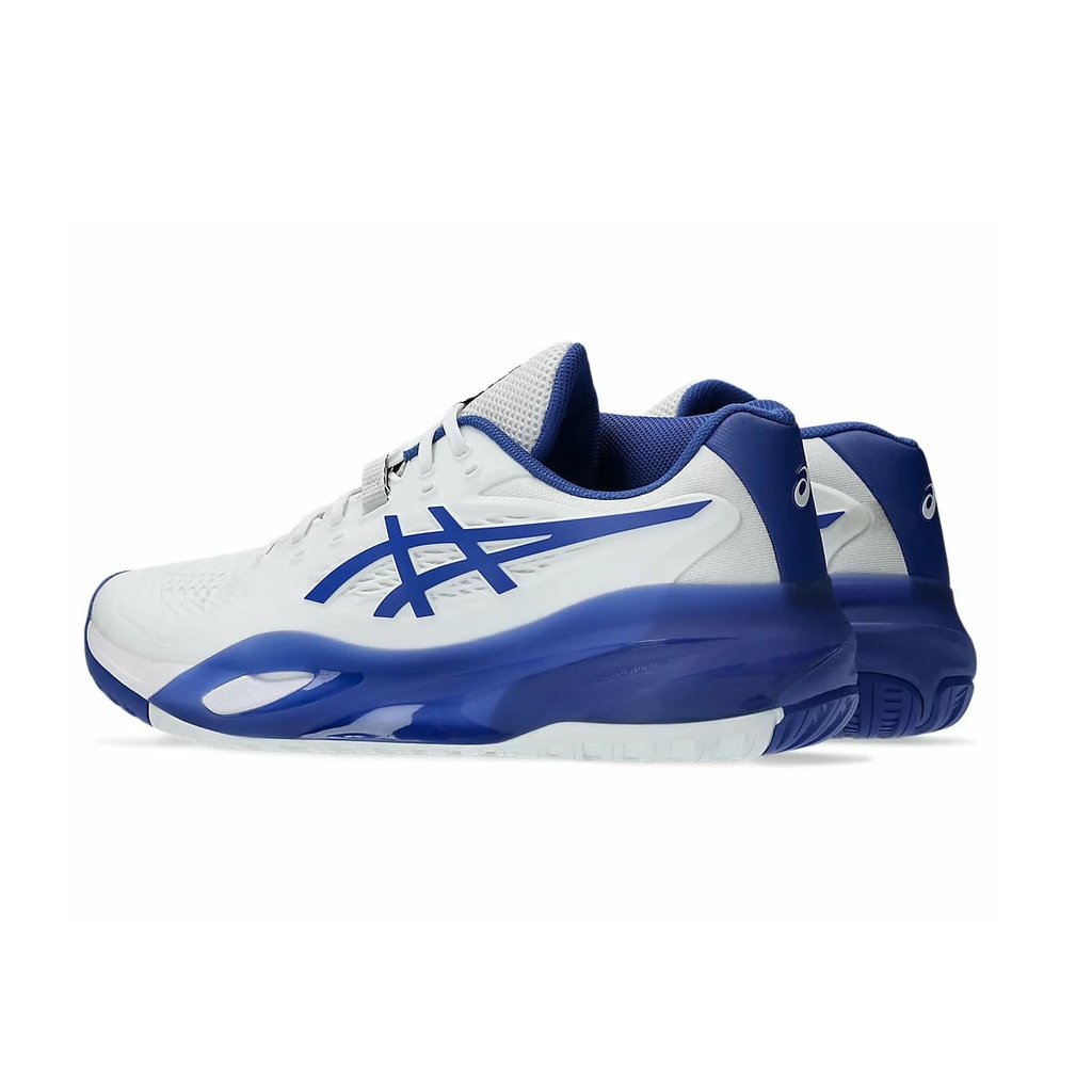 Giày Tennis Asics Chính hãng - GEL-RESOLUTION X - Màu Trắng Xanh | JapanSport 1041A481-101