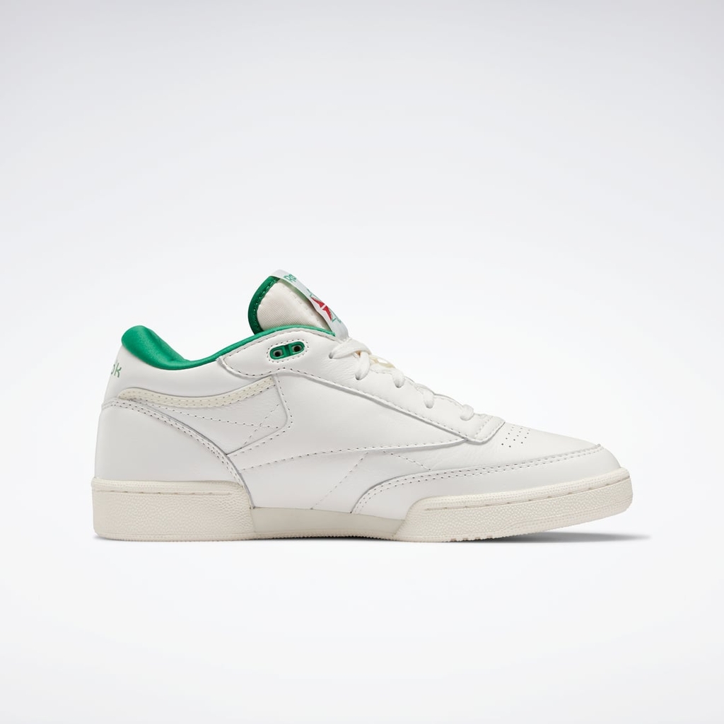 Giày Reebok Chính Hãng - Adult Club C Mid II Vintage Sneaker - Màu trắng | JapanSport H68833
