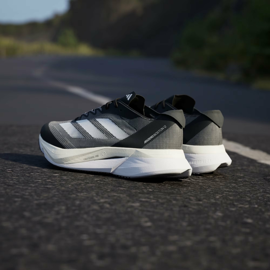 Giày Adidas Nữ Chính Hãng - Adizero Boston 12 Shoes - Màu Đen | JapanSport H03613