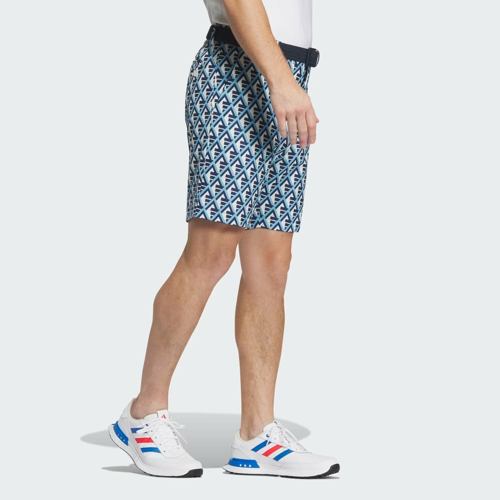 Quần Short Adidas Chính Hãng - Printed Shorts - Màu Xanh Trắng | JapanSport IN9027