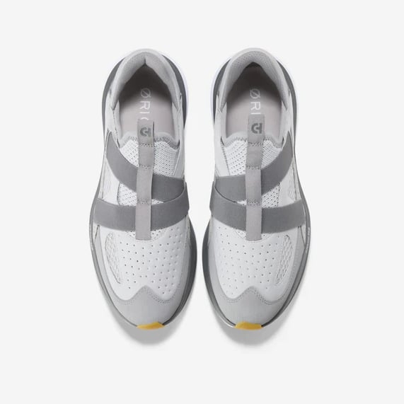 Giày Cole Haan Chính Hãng - ØriginalGrand Quadstar Monk Strap Running Sneakers - Màu Xám | JapanSport C40869W70251