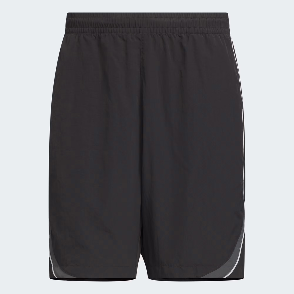 Quần Short Adidas Nam Chính Hãng - Brand Love Loose Fit Light Woven 8-Inch Shorts - Màu Đen | JapanSport KF3693