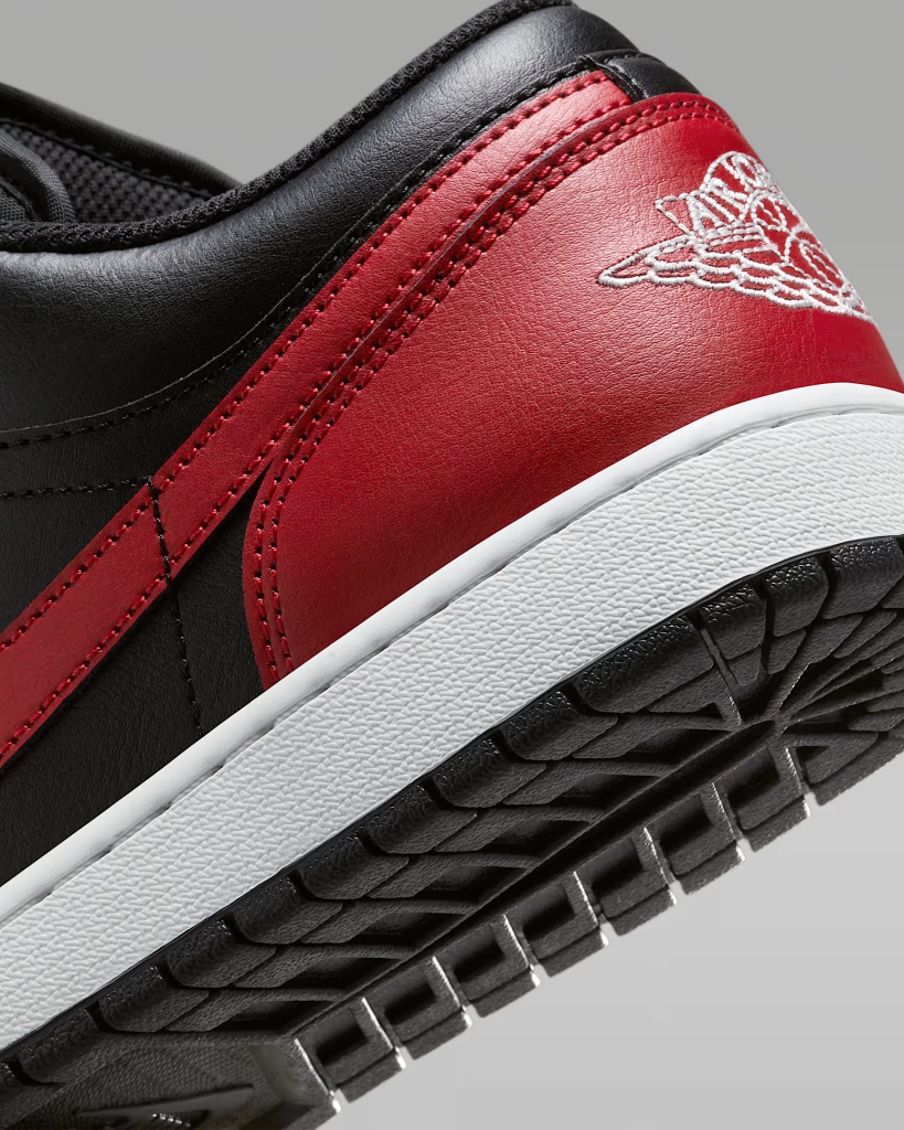 Giày Nam Nike Chính Hãng - Air Jordan 1 Low - Màu Đen Đỏ | JapanSport 553558-067