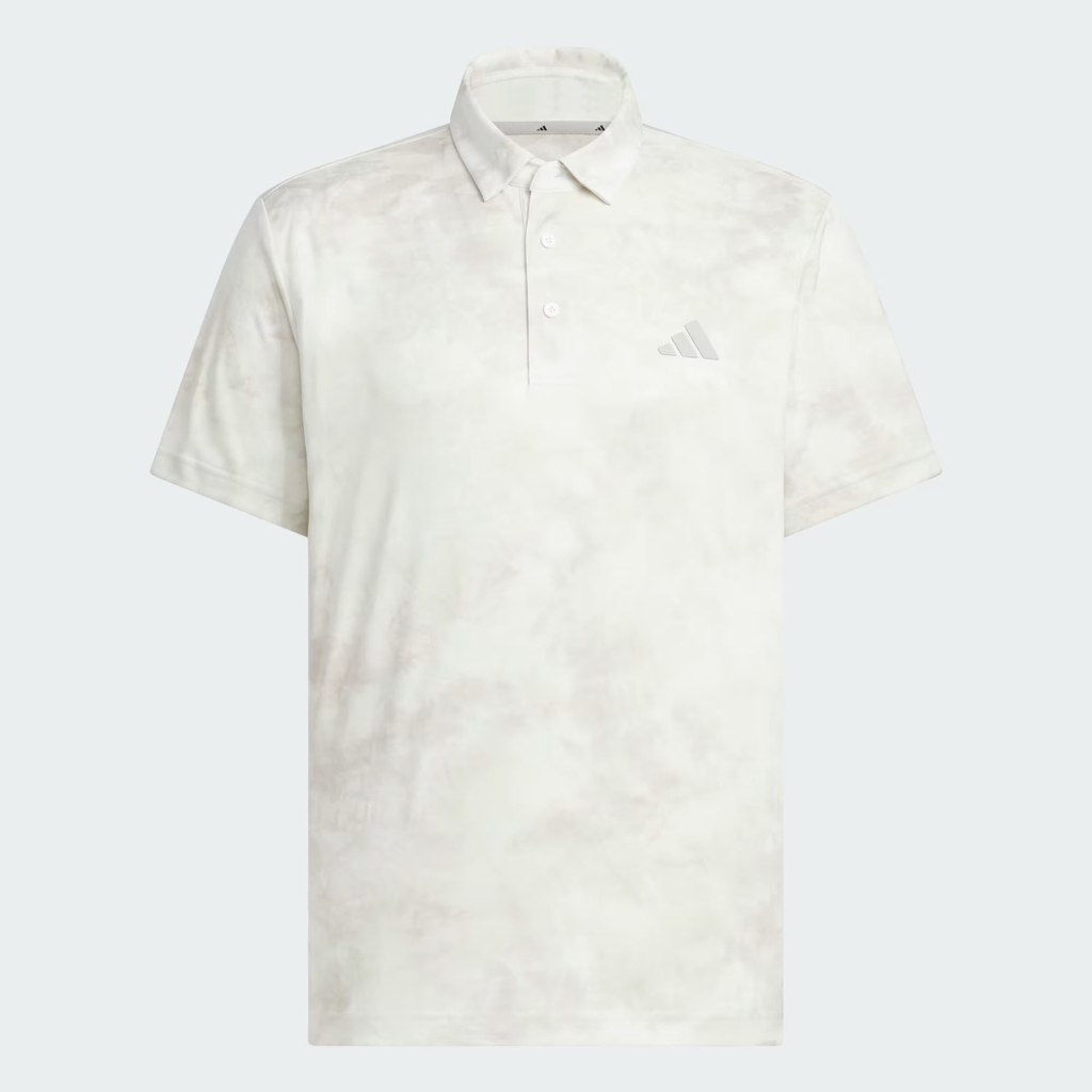 Áo Polo nam Adidas Chính Hãng - Short-Sleeve Printed Pattern - Màu Trắng Kem | JapanSport JE7142