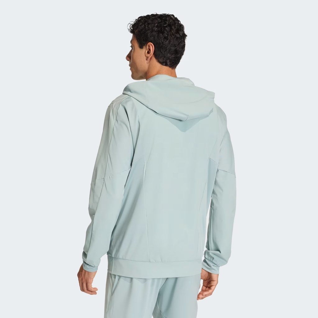 Áo Khoác Adidas Nam Chính Hãng - D4T WORKOUT FULL-ZIP HOODIE - Màu Xanh | JapanSport KA4824