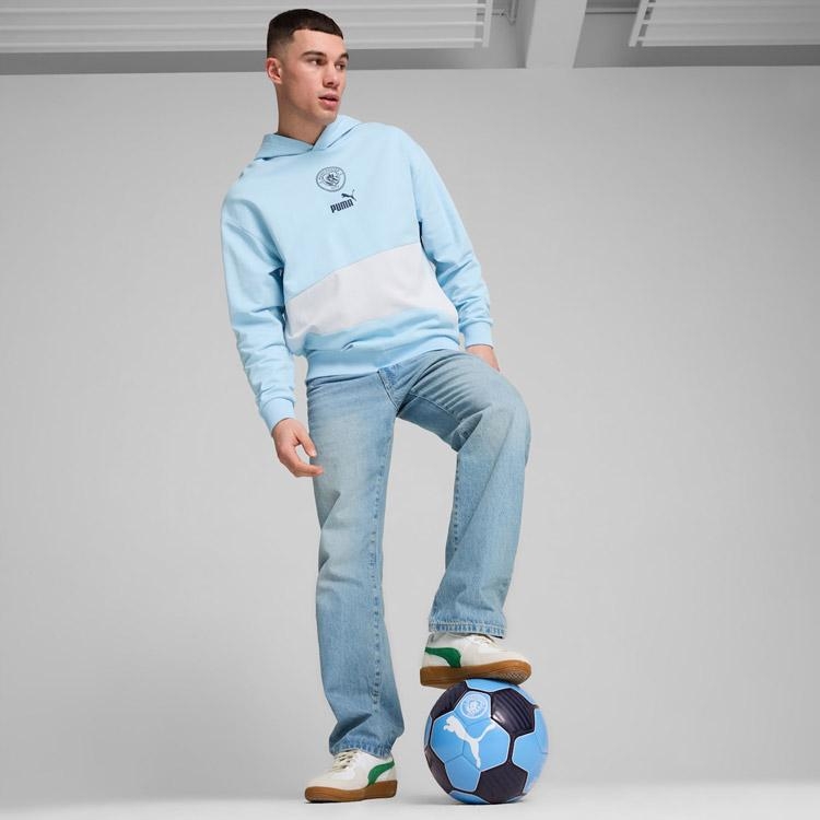 Áo Hoodie Puma Nam Chính Hãng - PUMA Manchester City ftblCulture - Màu Xanh | JapanSport  777785 44