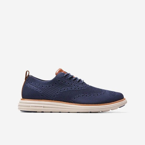 Giày Cole Haan Chính Hãng - ØriginalGrand Remastered Stitchlite™ Oxford Shoes - Màu Xanh | JapanSport C41650