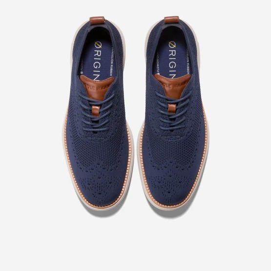 Giày Cole Haan Chính Hãng - ØriginalGrand Remastered Stitchlite™ Oxford Shoes - Màu Xanh | JapanSport C41650