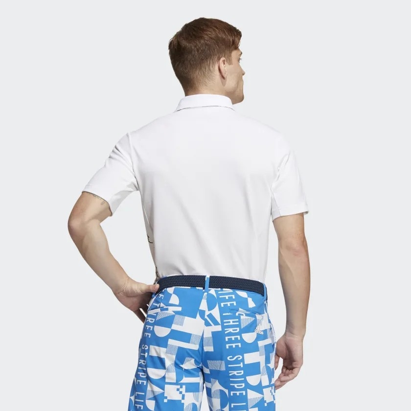 Áo Polo Adidas Nam Chính Hãng - AEROREADY THREE STRIPE LIFE POLO SHIRT - Trắng | JapanSport HA0232
