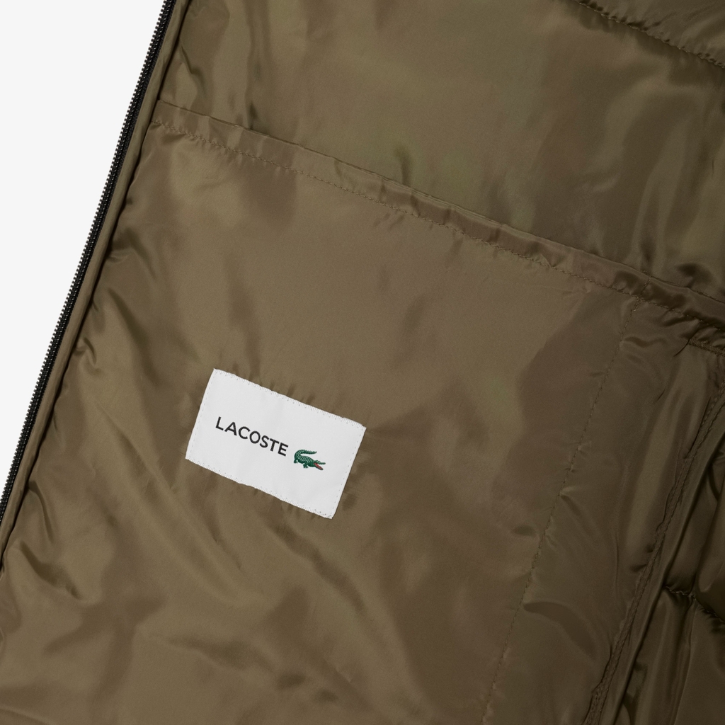Áo Khoác Lacoste Chính hãng - Water-Repellent Quilted Puffed Jacket - Màu Đen | JapanSport BH6763-51-81I