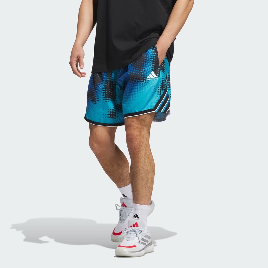 Quần Short Adidas Chính Hãng - Adidas Crazy Lite AOP Short - Màu Xanh | JapanSport JM6837