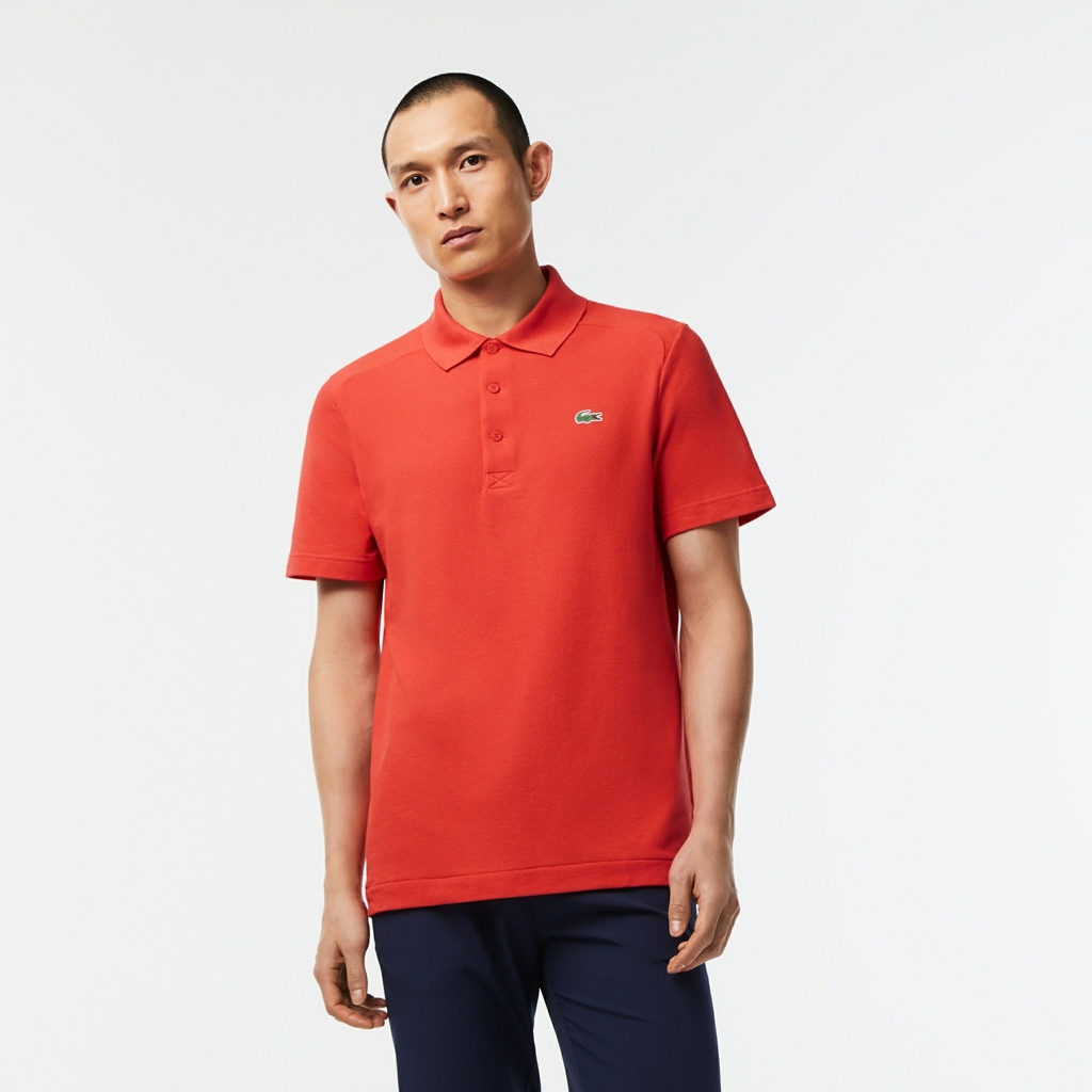 Áo Polo Lacoste Chính hãng - SPORT Men's Regular Fit Red Golf Polo - Màu Cam | JapanSport DH9309-51-VIE