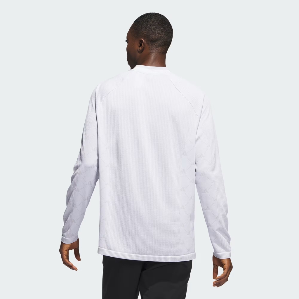 Áo Polo Adidas Nam Chính Hãng - Ultimate365 Tour PRIMEKNIT Long Sleeve - Màu Trắng | JapanSport IL9637