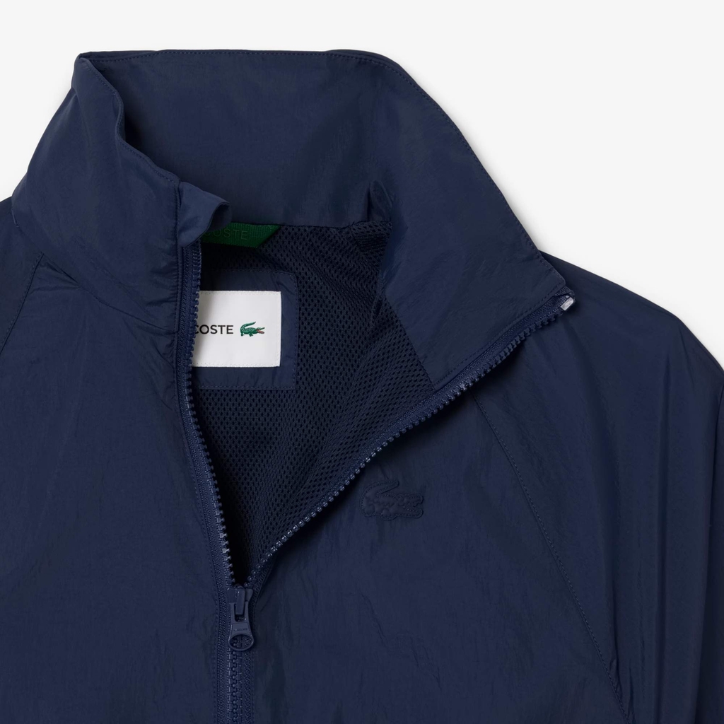 Áo Khoác Lacoste nữ Chính hãng - Hooded Track Jacket - Màu Navy | JapanSport BF8415-51-166