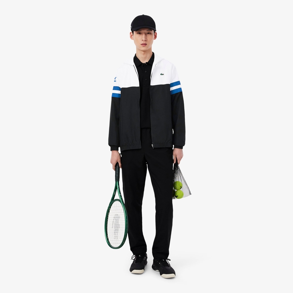 Áo Khoác Lacoste Chính hãng - Áo Khoác Có Mũ Lacoste Nam Chất Liệu Nhẹ, Chống Nước - Màu Đen | JapanSport BH4776-51-7LI