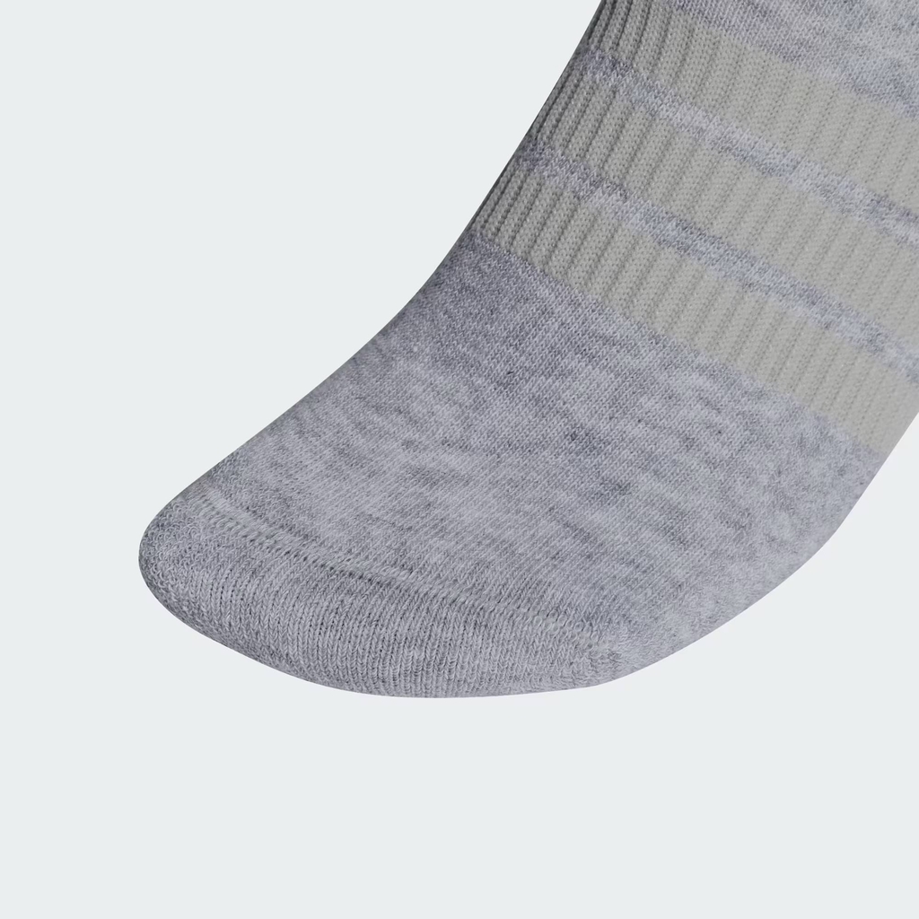Set Tất Adidas Chính Hãng - BỘ 3 ĐÔI TẤT CỔ CHÂN THỂ THAO CÓ ĐỆM - Màu Đen/Xám/Trắng | JapanSport KC9631