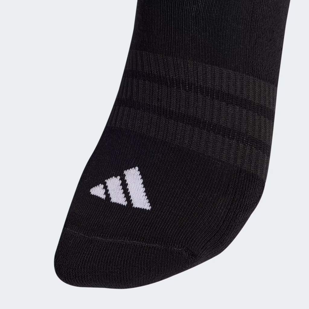Set Tất Adidas Chính Hãng - Cushioned Essentials Low Cut Socks 3 Pack - Màu Trắng / Đen | JapanSport KD6721