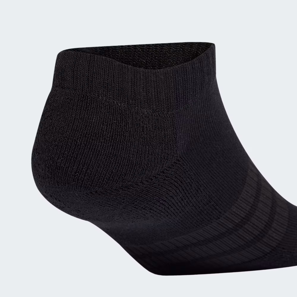 Set Tất Adidas Chính Hãng - Cushioned Essentials Low Cut Socks 3 Pack - Màu Trắng / Đen | JapanSport KD6721