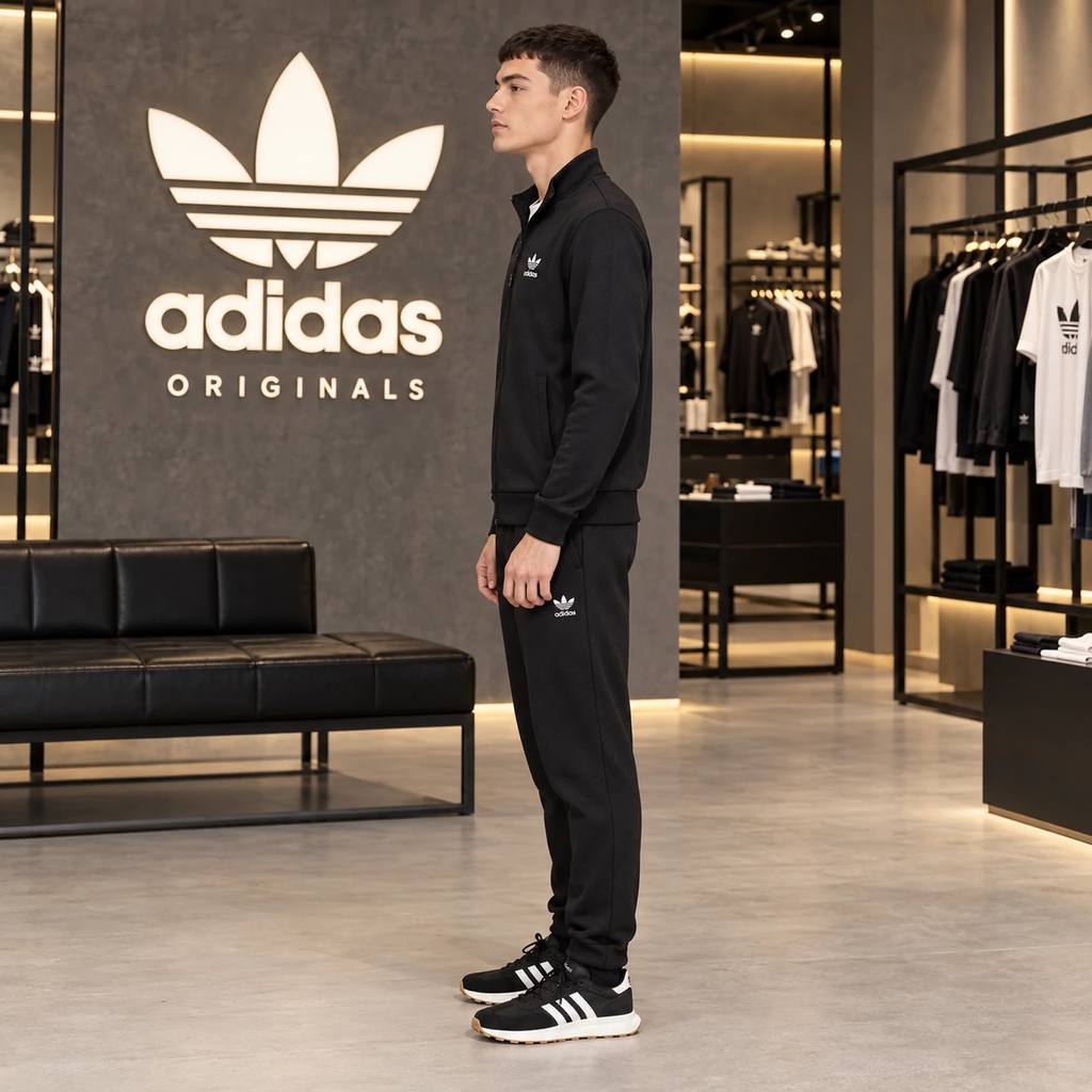 Bộ thể thao nam Adidas Chính Hãng - TREFOIL ESSENTIALS TRACK JACKET | JapanSport GE5138 + IY7361