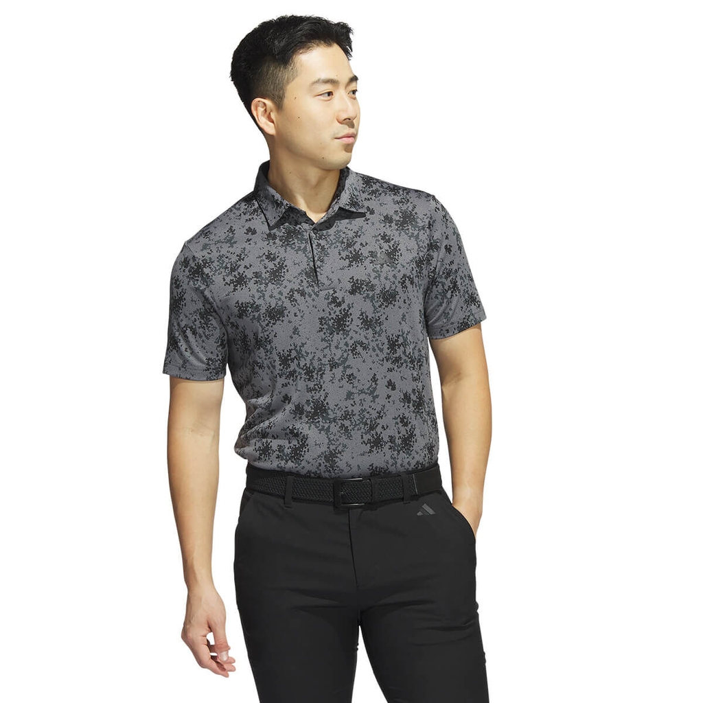Áo Polo Adidas Nam Chính Hãng - Burst Jacquard Polo - Màu Đen | JapanSport HZ0429