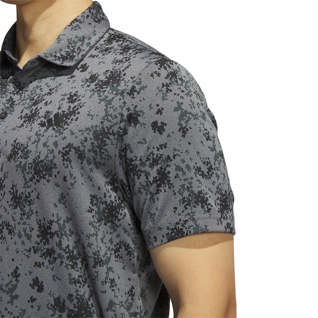 Áo Polo Adidas Nam Chính Hãng - Burst Jacquard Polo - Màu Đen | JapanSport HZ0429