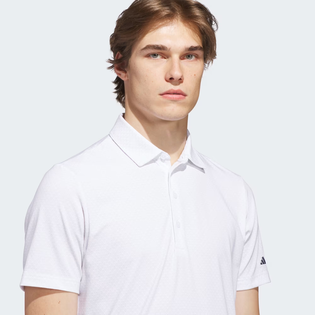 Áo Polo Adidas Nam Chính Hãng - ULTIMATE365+ GO-TO PRINT - Màu Trắng | JapanSport KF0108