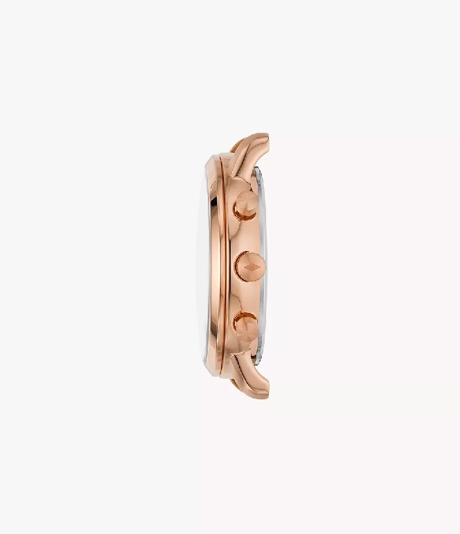 Đồng hồ Fossil Chính hãng - Neutra Chronograph Rose Gold-Tone Stainless Steel Watch Case | JapanSport C161007
