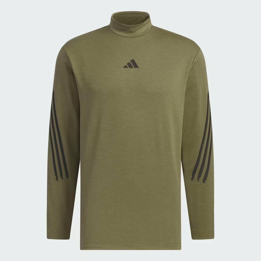 Áo Dài Tay Nam Adidas Chính Hãng -  COLD. RDY Mock Neck Long Sleeve Shirt - Màu Xanh | JapanSport IT6872