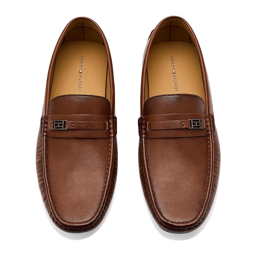 Giày Tommy Hilfiger Nam Chính Hãng - Rudder mens Driving Style Loafer - Màu Nâu | JapanSport LIGHT BROWN 230 tmRUDDER