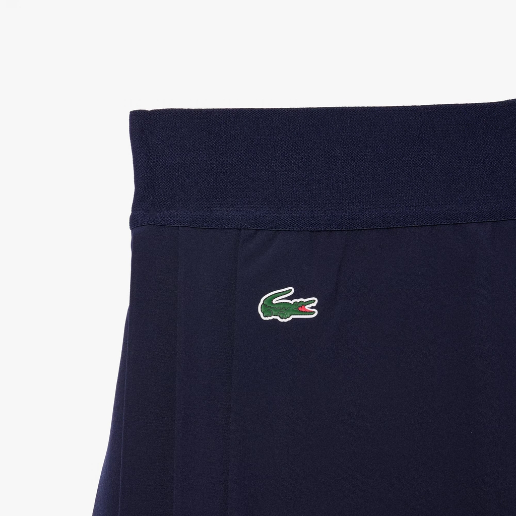Chân Váy Lacoste Nữ Chính Hãng - Lined Ultra Dry Stretch Golf Skirt - Màu Navy | JapanSport JF9433-51-423