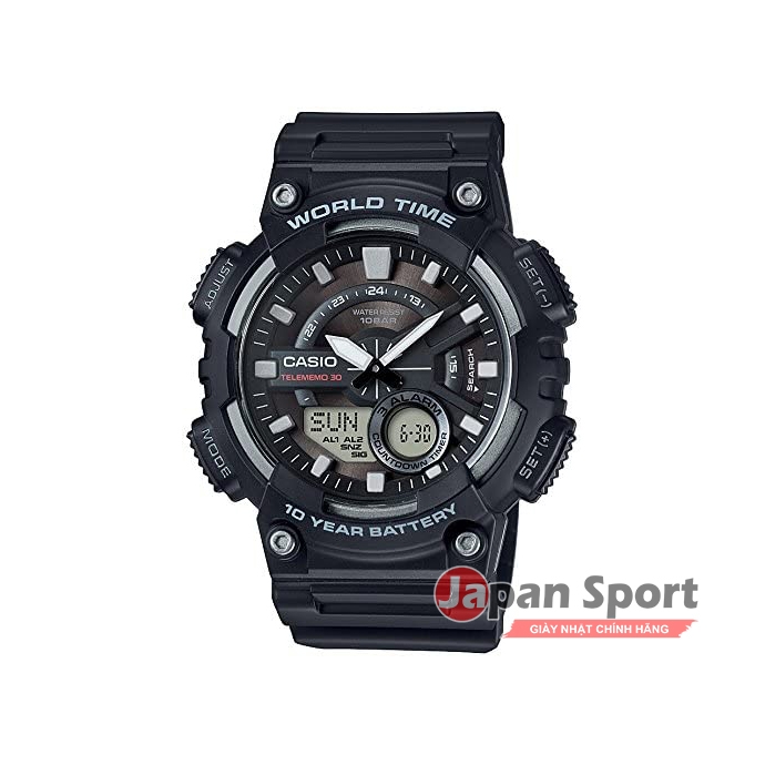 Đồng Hồ Casio Chính Hãng - Standard Watch Casio Collection - Nam | JapanSport AEQ-110W-1AV