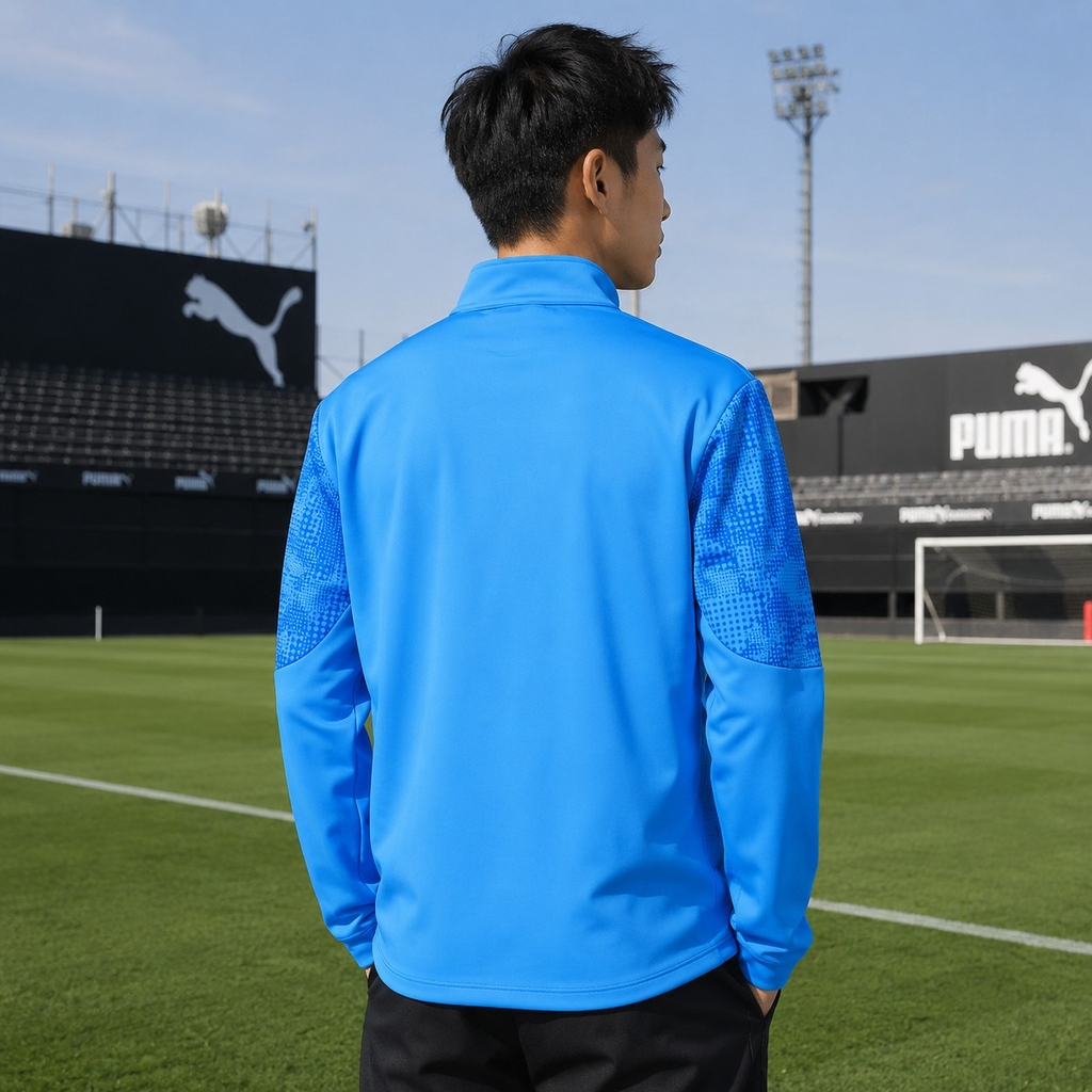 Áo Khoác Puma Chính Hãng - Men's Soccer Wear TEAMCUP TR Jacket - Màu Xanh  | JapanSport 660105-02