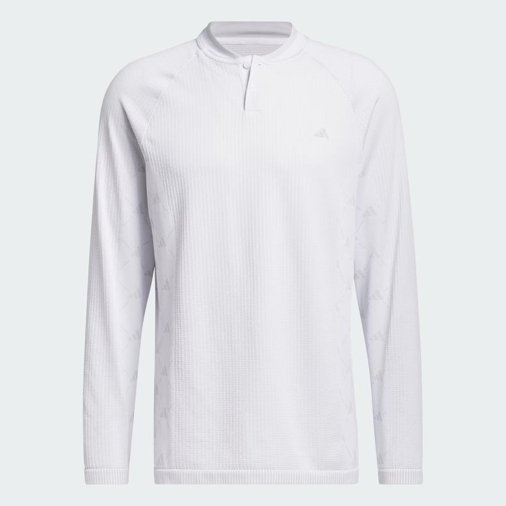 Áo Polo Adidas Nam Chính Hãng - Ultimate365 Tour PRIMEKNIT Long Sleeve - Màu Trắng | JapanSport IL9637