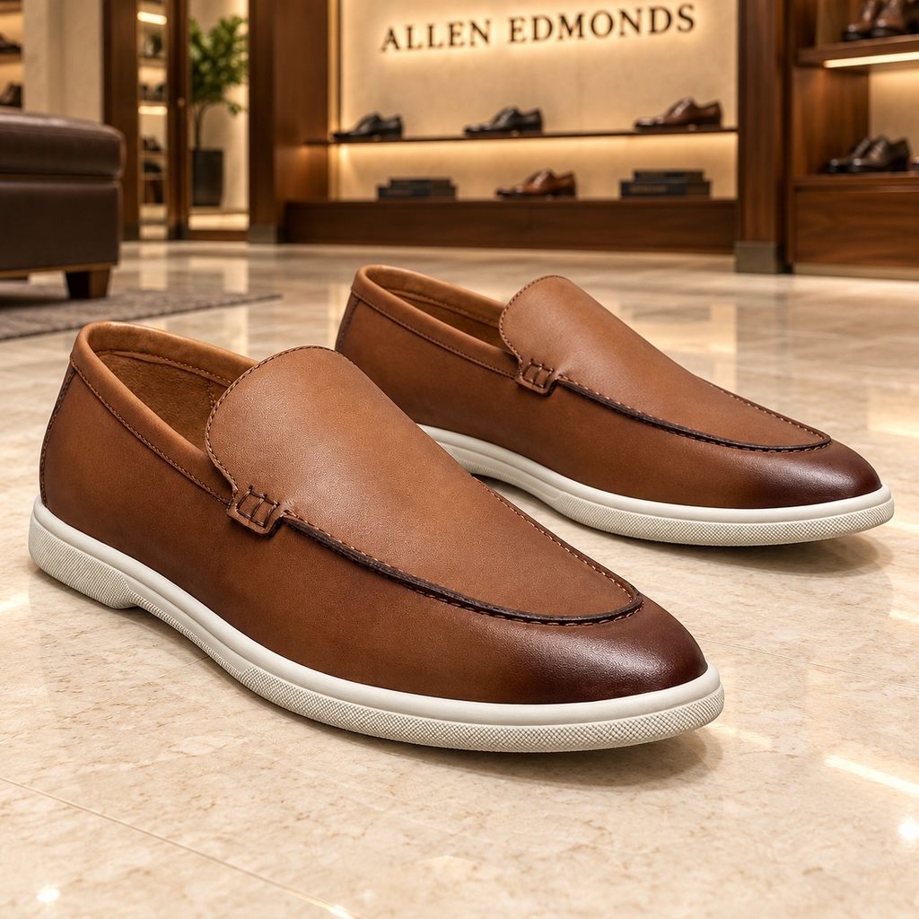 Giày Allen Edmonds Nam Chính Hãng - PAYTON,CHILI LE - Màu Nâu | JapanSport 8326